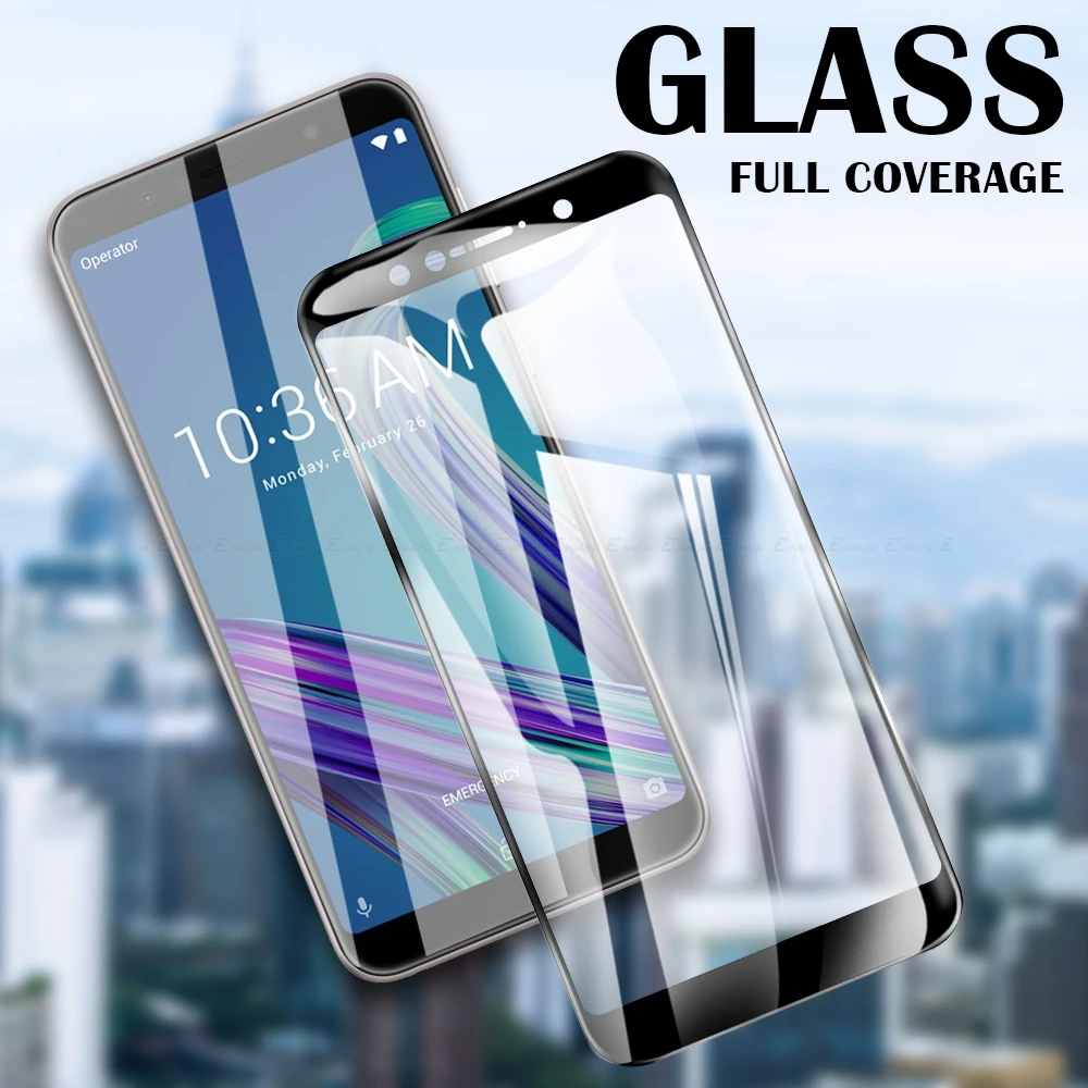 2.5D полное покрытие экрана протектор Закаленное стекло для Asus ZenFone Max Pro Plus M1 ZB555KL
