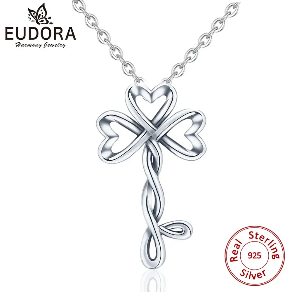 Женский серебряный кулон ключ Eudora ожерелье из стерлингового серебра 925 пробы в