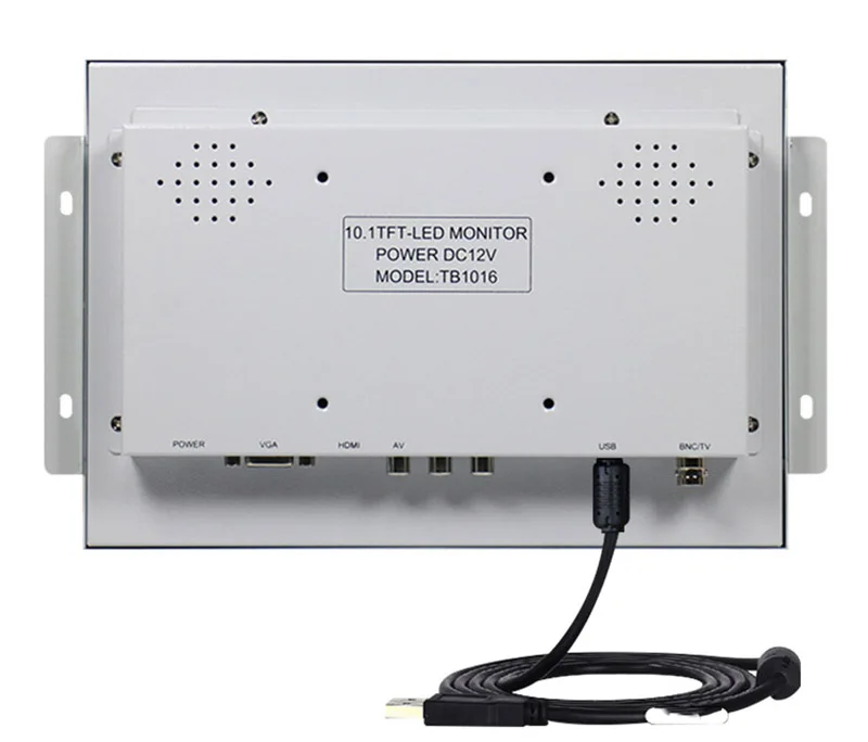 10-дюймовый Встроенный белый емкостный сенсорный дисплей промышленное