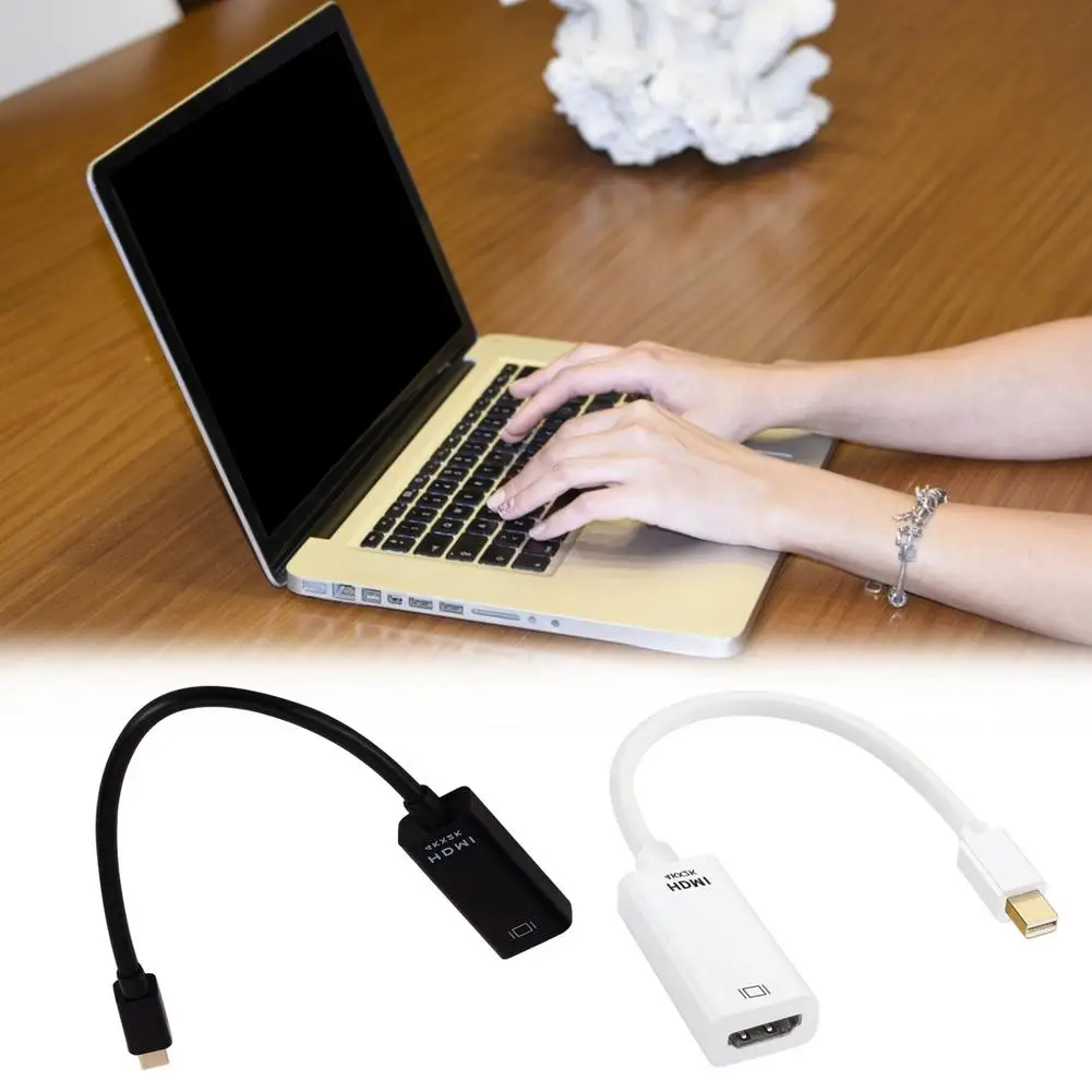 Универсальный портативный адаптер HDMI практичный мини-Кабель DP-HDMI