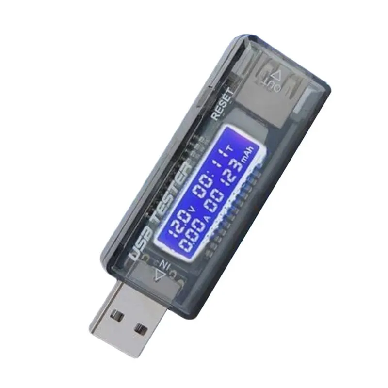 USB тестер зарядного устройства Doctor 3 9 в 3A Синий светодиодный амперметр напряжения