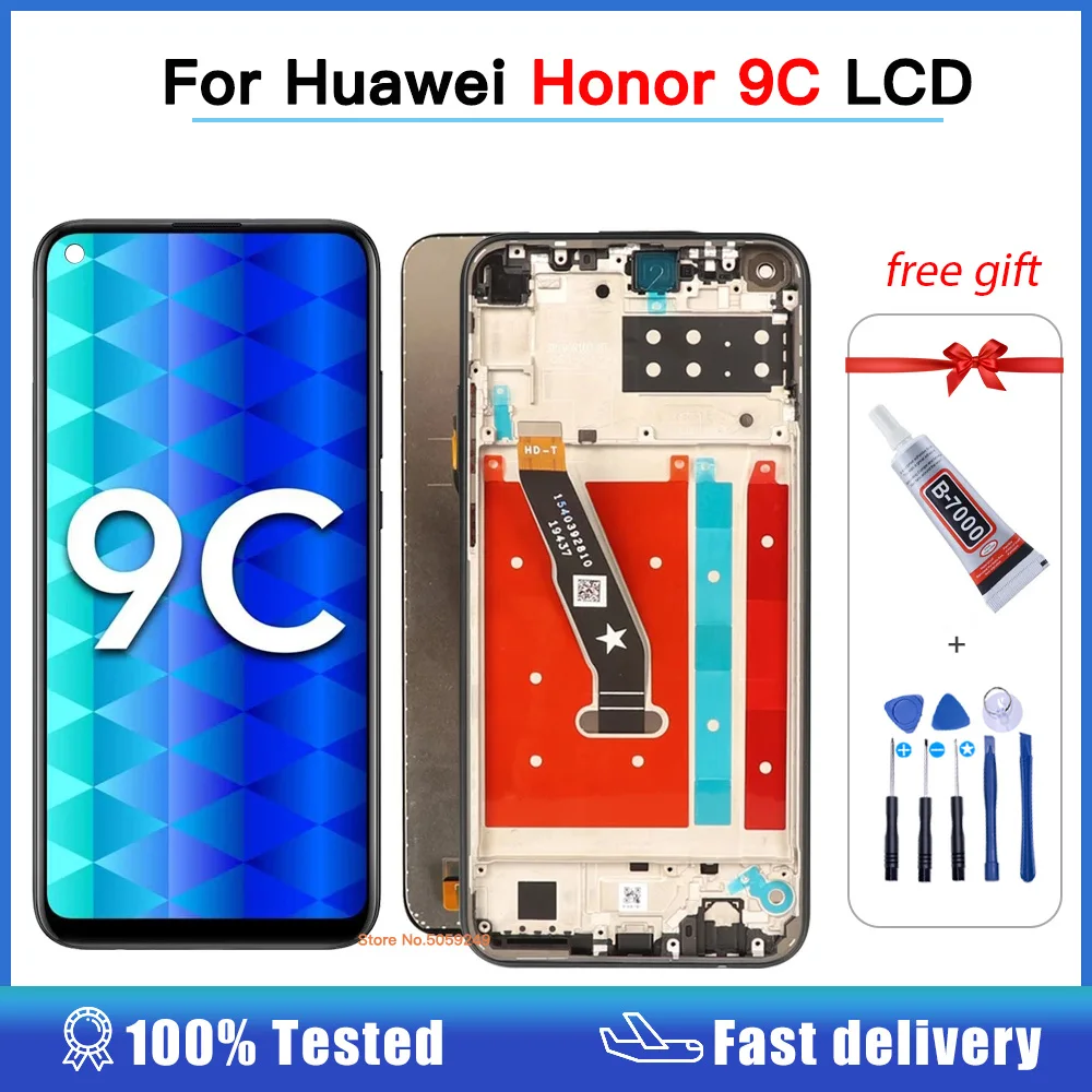 ЖК-дисплей 6 39 дюйма для Huawei honor 9C сенсорный экран с дигитайзером в сборе замена Honor