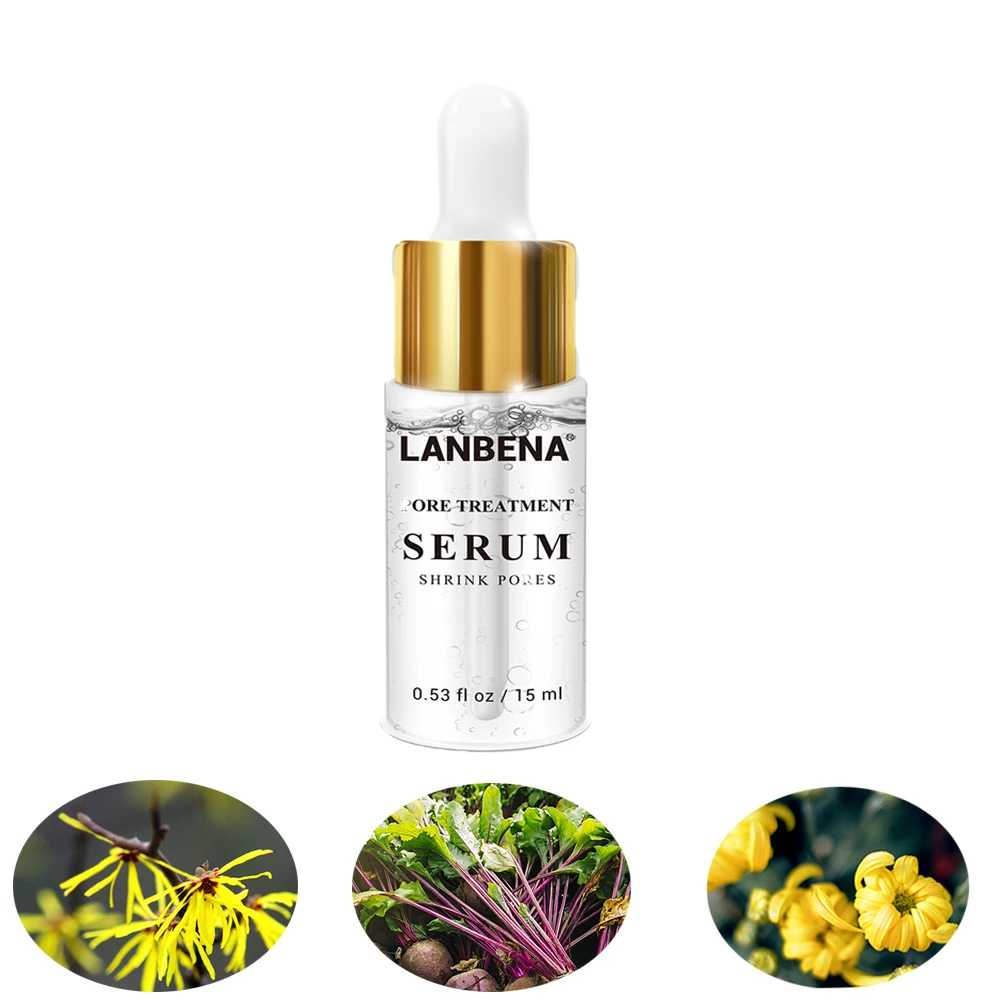LANBENA усадка пор жидкое удаление черных лечение сывороточная эссенция глубокое