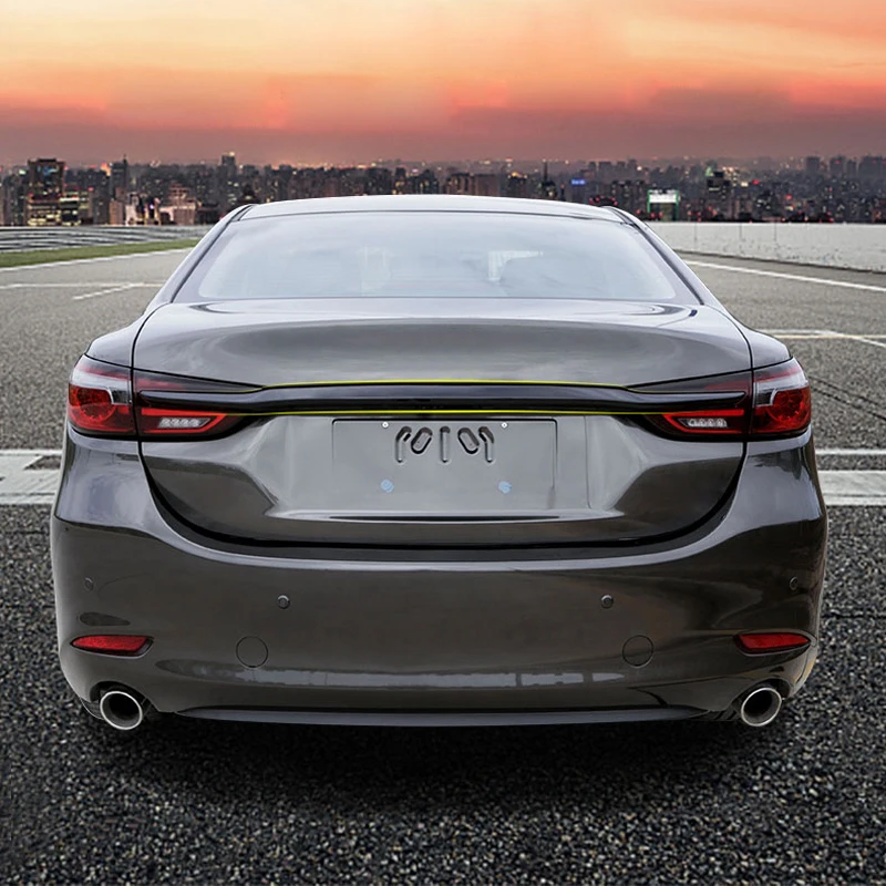 Для Mazda 6 Atenza Sedan 2019 2020 ABS пластик Задняя Крышка багажника Формовочная лента