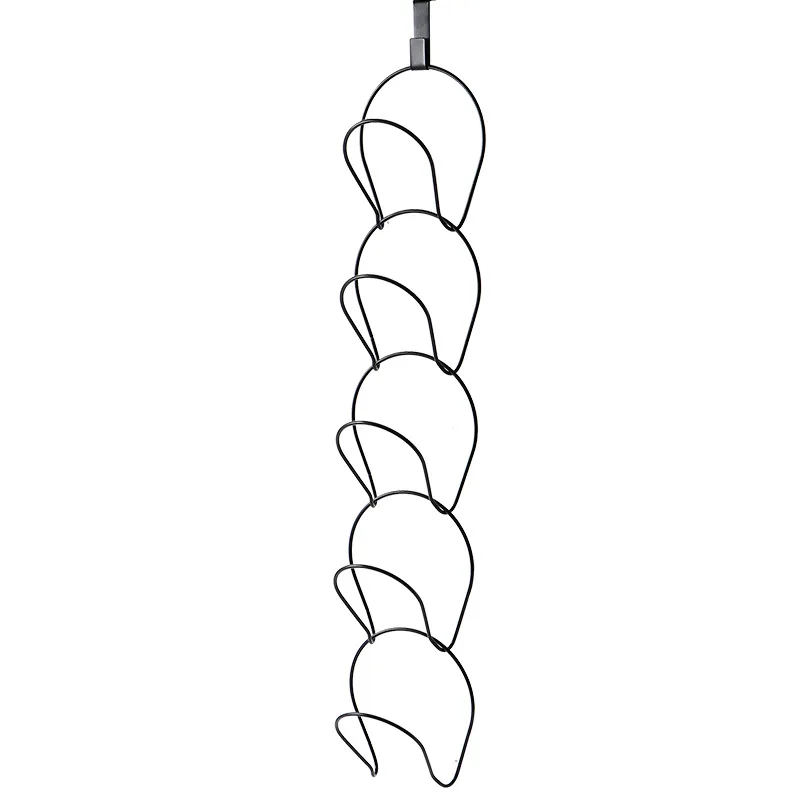 

Wrought Iron Door Hooks Perforated Coat Rack Wall Mount Stand Scarf Seamless Hat Chain Hook Towel Hanger Stand Holder