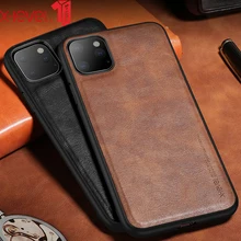 X-level Leather Case For Iphone 12 11 xs Pro Max Ultra Light Soft Silicone Edge Back Phone Cover For Iphone 11 Pro Case Iphone11