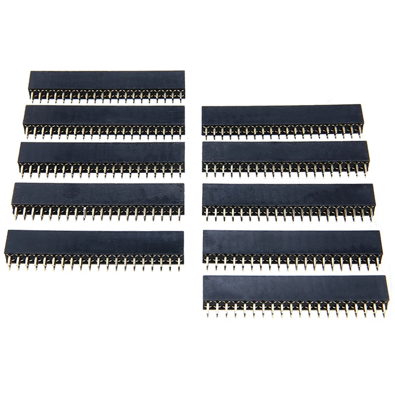 10-шт./лот 2 54 мм 40-контактный двухрядный штыревой разъем полоса высокое качество
