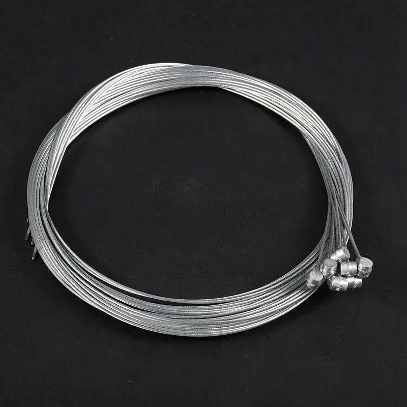 10 pcs Universal Bicycle Brake Inner Cable Front And Rear Mountain Bike Accessories Lithium Battery Wire Core Disc Brakes | Спорт и