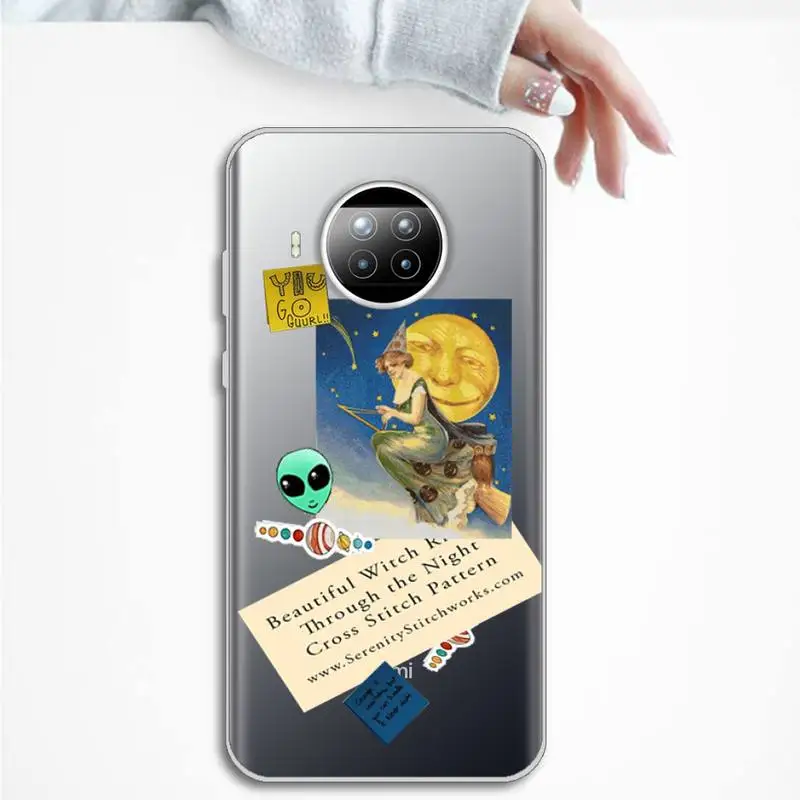 

painting Memo retro art ins Phone Case Transparent for Xiaomi mi Redmi note 10 t 8 9 pro lite 11 Samsung S 8 9 10 20