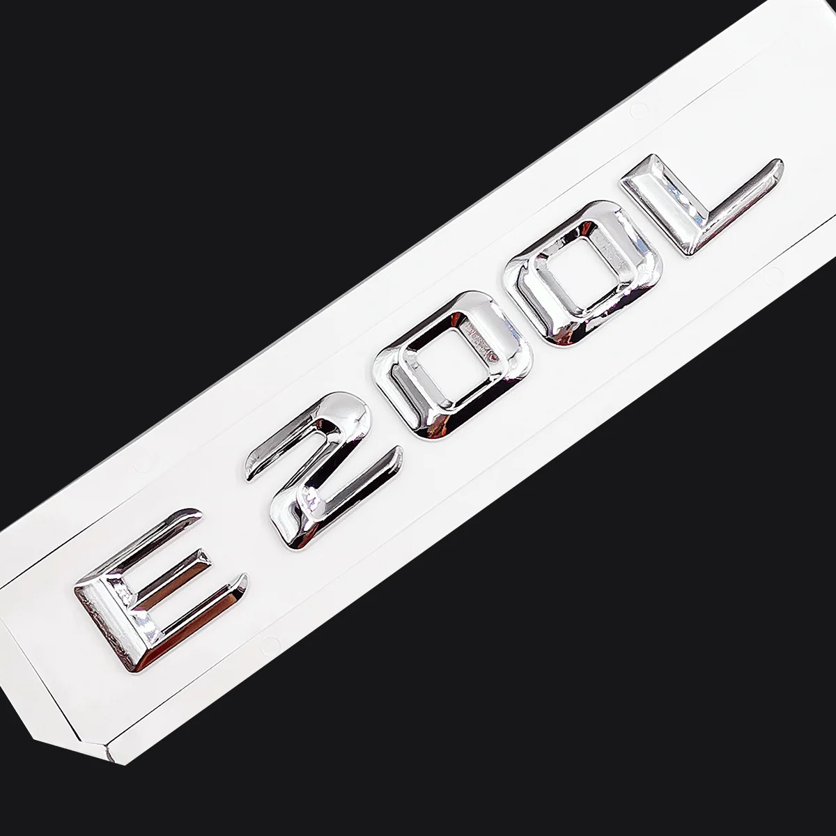 Оригинальный размер 1:1 эмблема заднего хвоста автомобиля с номером буквы стикер