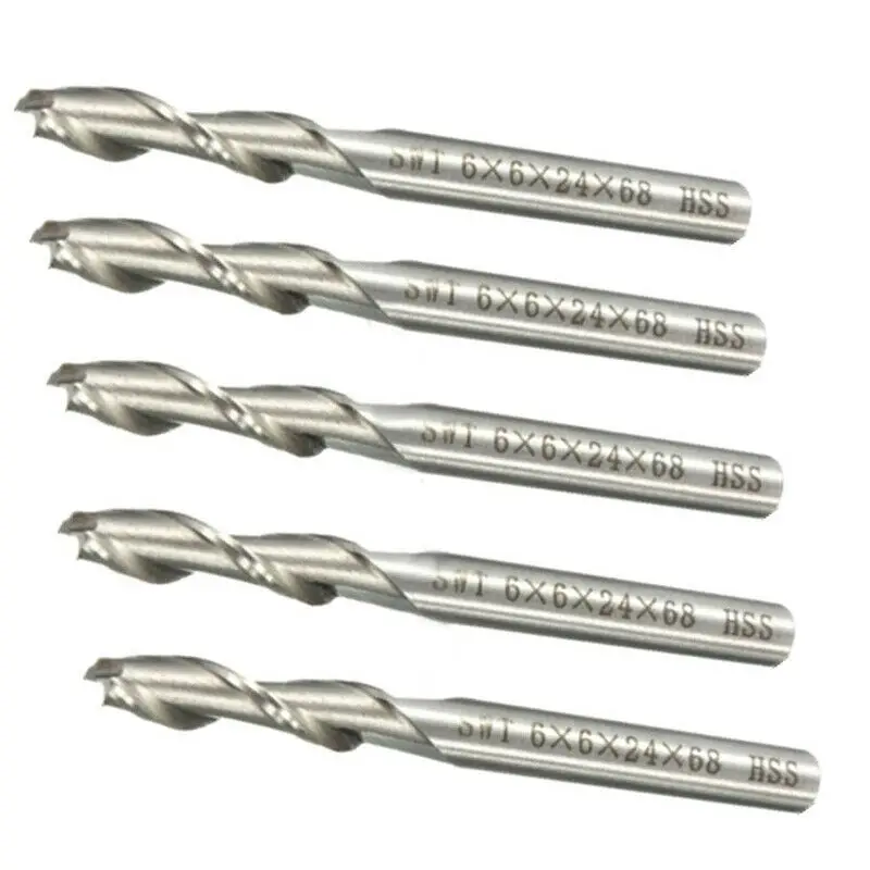 

Cutting Bit Hook slots High-density polished 5Pcs HSS steel and Aluminium