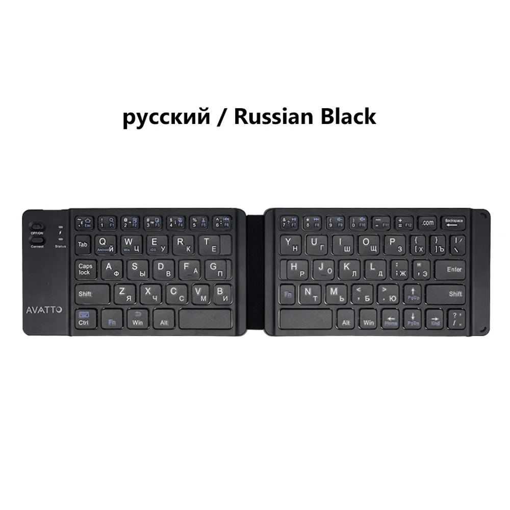 

[AVATTO] Portable Bluetooth 3.0 Wireless Folding Keyboard for IOS Android Windows iPhone iPad Tablet Phone