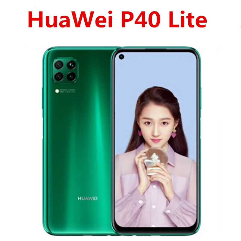 Женский сотовый телефон HuaWei P40 Lite 6 4 дюйма 2310x1080 ГБ ОЗУ 128 Гб ПЗУ 48 МП Восьмиядерный
