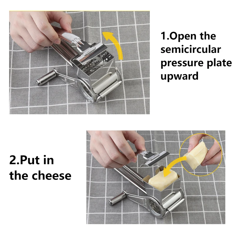 Многофункциональный измельчитель для сыра из нержавеющей стали креативный
