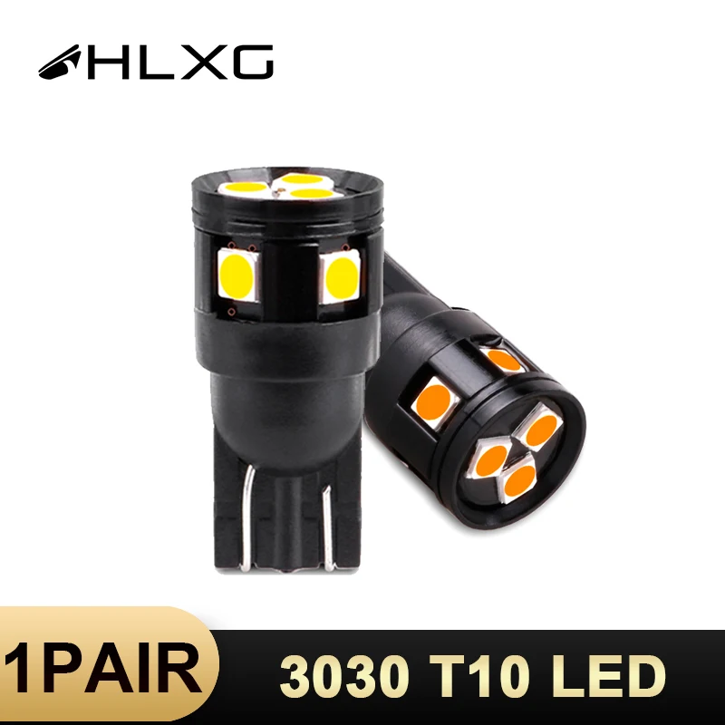 HLXG 2x автомобильный интерьерный светильник 194 W5W лампа для парковки 3030 SMD