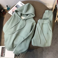 new hooded sweater womens suit sports and leisure two piece trousers 2021 spring new net celebrity fashion hot sale