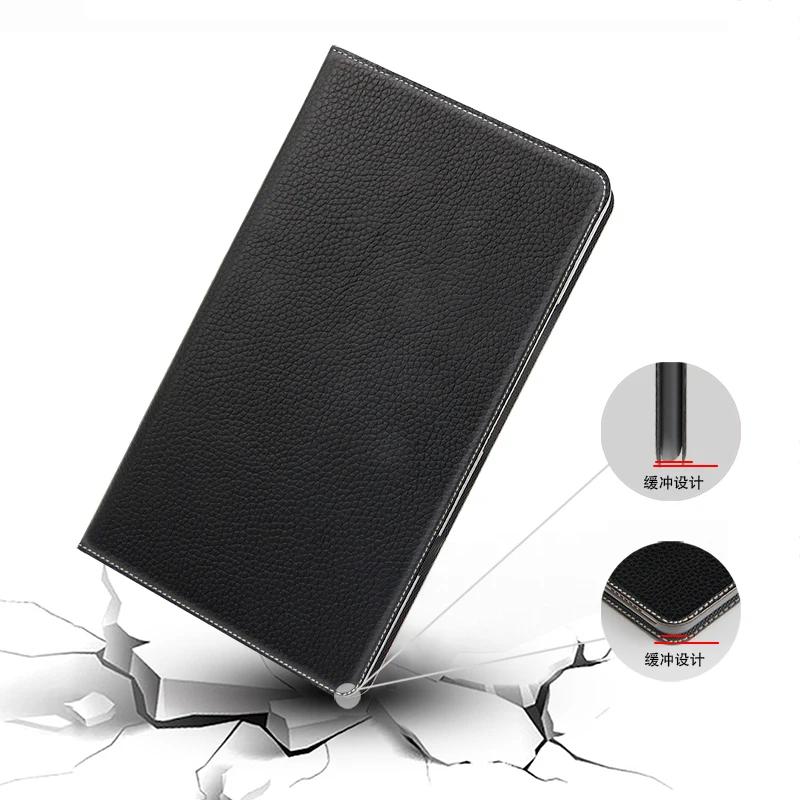 case cowhide for huawei mediapad m6 turbo 8 4 vrd w10 al10 protective cover genuine leather for mediapad m6 8 4 turbo tablet pc free global shipping