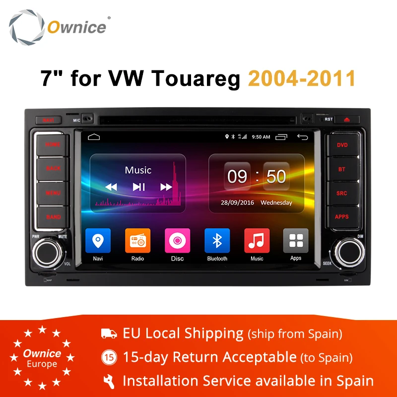 Ownice C500 Android 6,0 Восьмиядерный 32G R0M автомобильный dvd-плеер для Volkswagen Touareg T5 мультиван транспортер gps Navi 4G LTE сеть