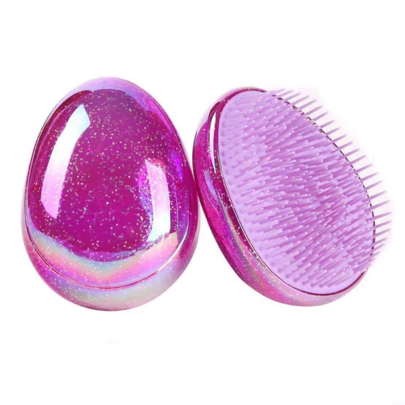 

1 шт., мини щётка для спутывания волос, в форме яйца