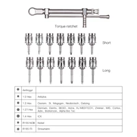 dental implant torque wrench ratchet dentistry screwdriver tools with drivers wrench kit
