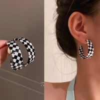 ladies style retro chain earrings fashion natural perfect round shape versatile multi layer fashion two colors
