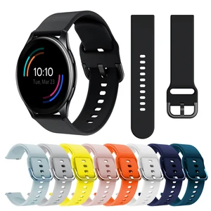 Sport Silicone Replaceable strap for Oneplus 22mm Watch band for one plus watch Bracelet Watchbands Correa