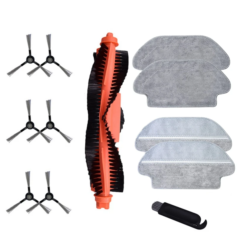 

Основная щетка боковая щетка сс ткань для очистки экрана для Xiaomi Mijia STYJ02YM Mi швабра с оптическим датчиком для Конга 3490 для Viomi V2 Pro V3 SE V-RVCLM21B