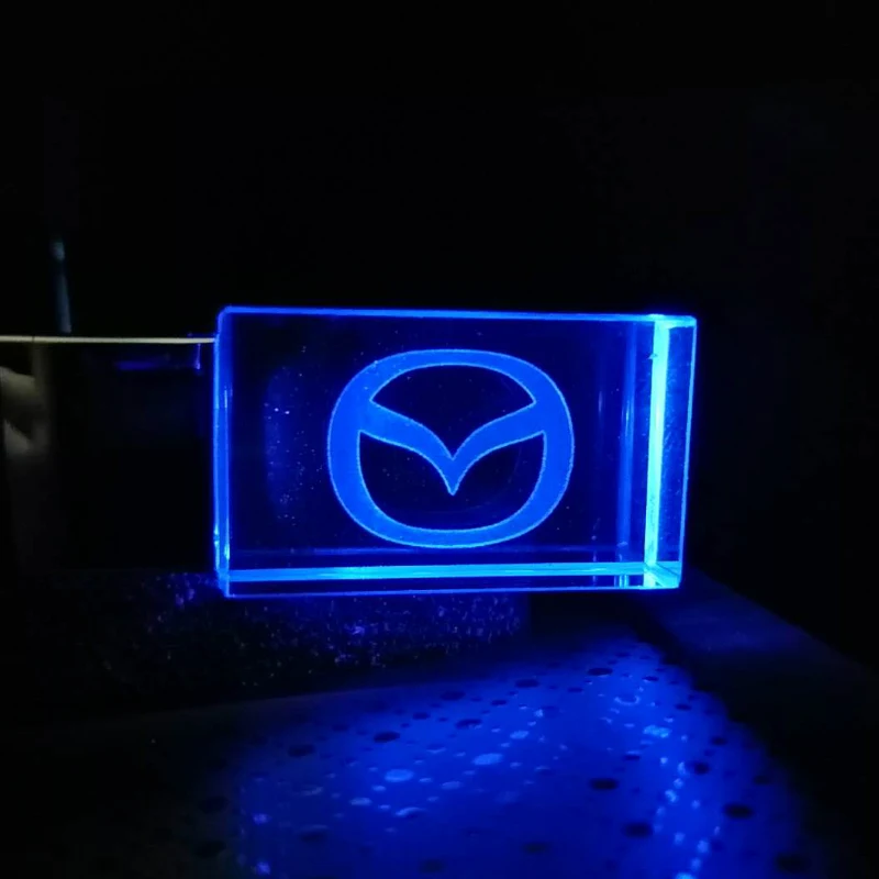 USB флеш накопитель Mazda 4/8/16/32/64/128 ГБ металлический корпус с логотипом на заказ|USB