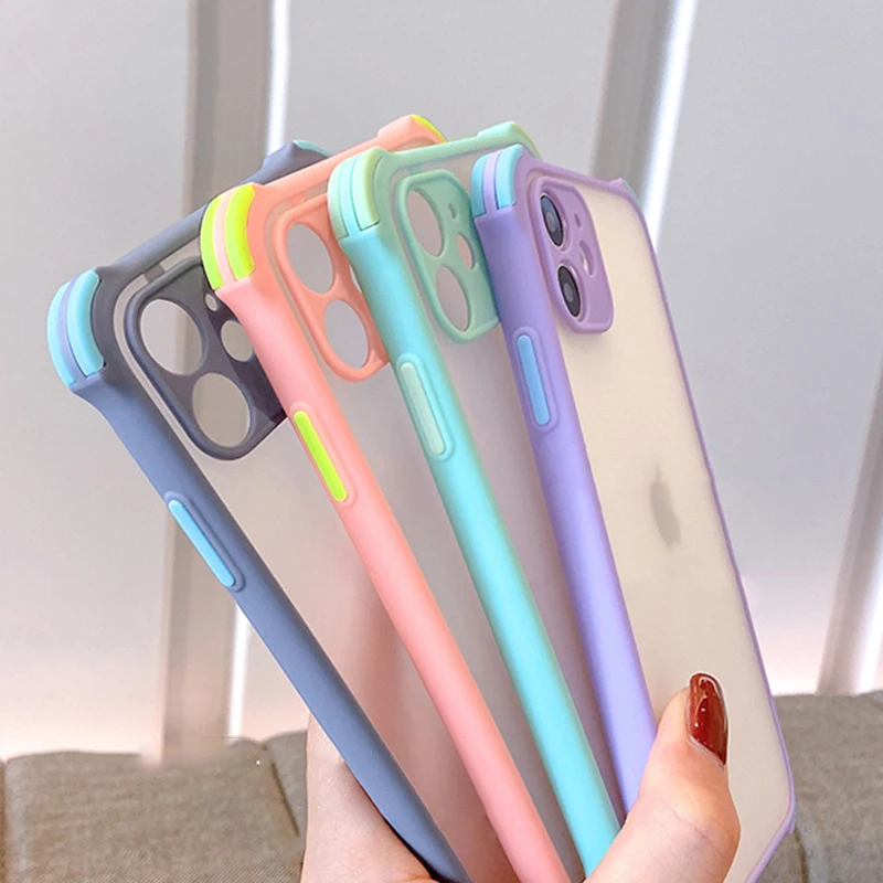 Противоударный силиконовый чехол с подушкой безопасности для Xiaomi Mi 10T Pro 10 Lite Poco X3