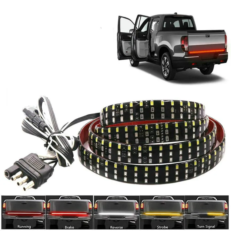 60 &quotГрузовик багажника Светодиодные ленты светильник крючок Тройной Ряд 5