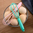 Ручной Миксер для взбивания яиц, кухонный мини-венчик для яиц, инструмент для выпечки, мешалка для яиц из силикона, экологически чистый