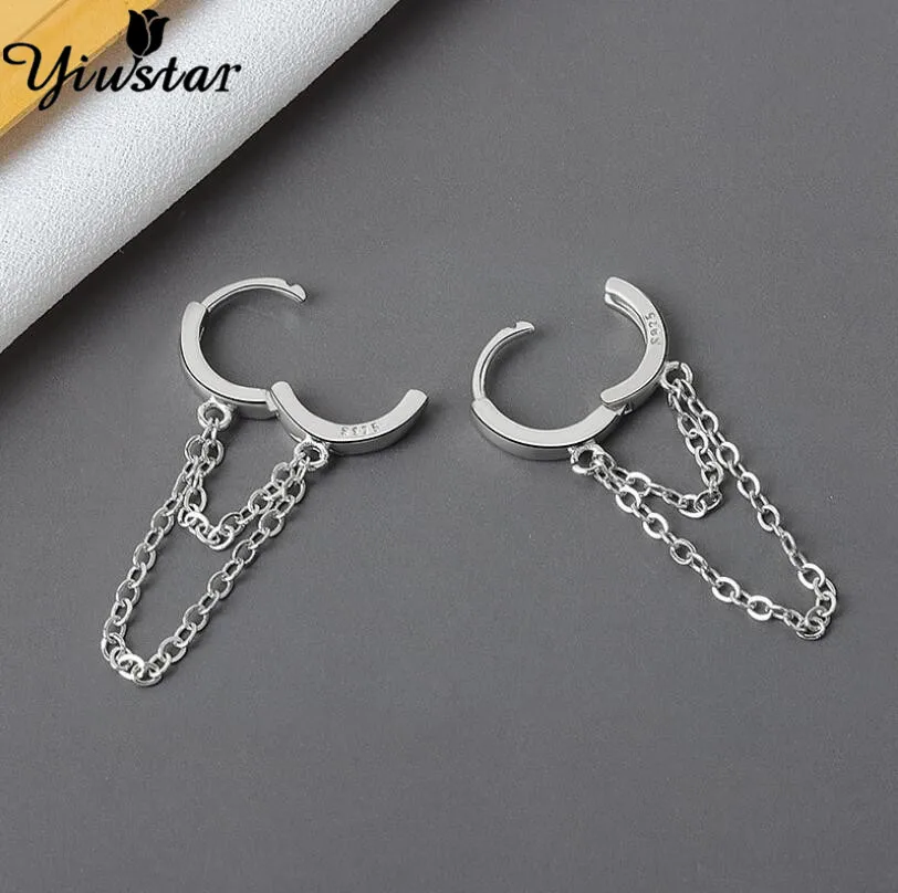 Yiustar Новое поступление Earcuff серьги в стиле панк крючки станок и эстетические
