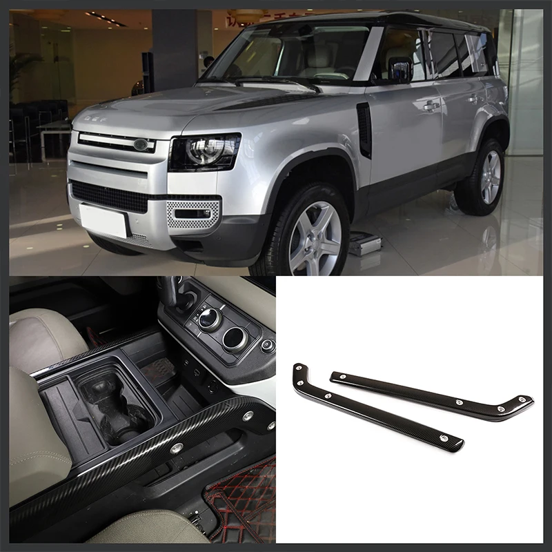 

For Land Rover Defender 90 110 2020-2022 ABS Auto Central Control Side Trim Strip Interior Car Modification Accessories