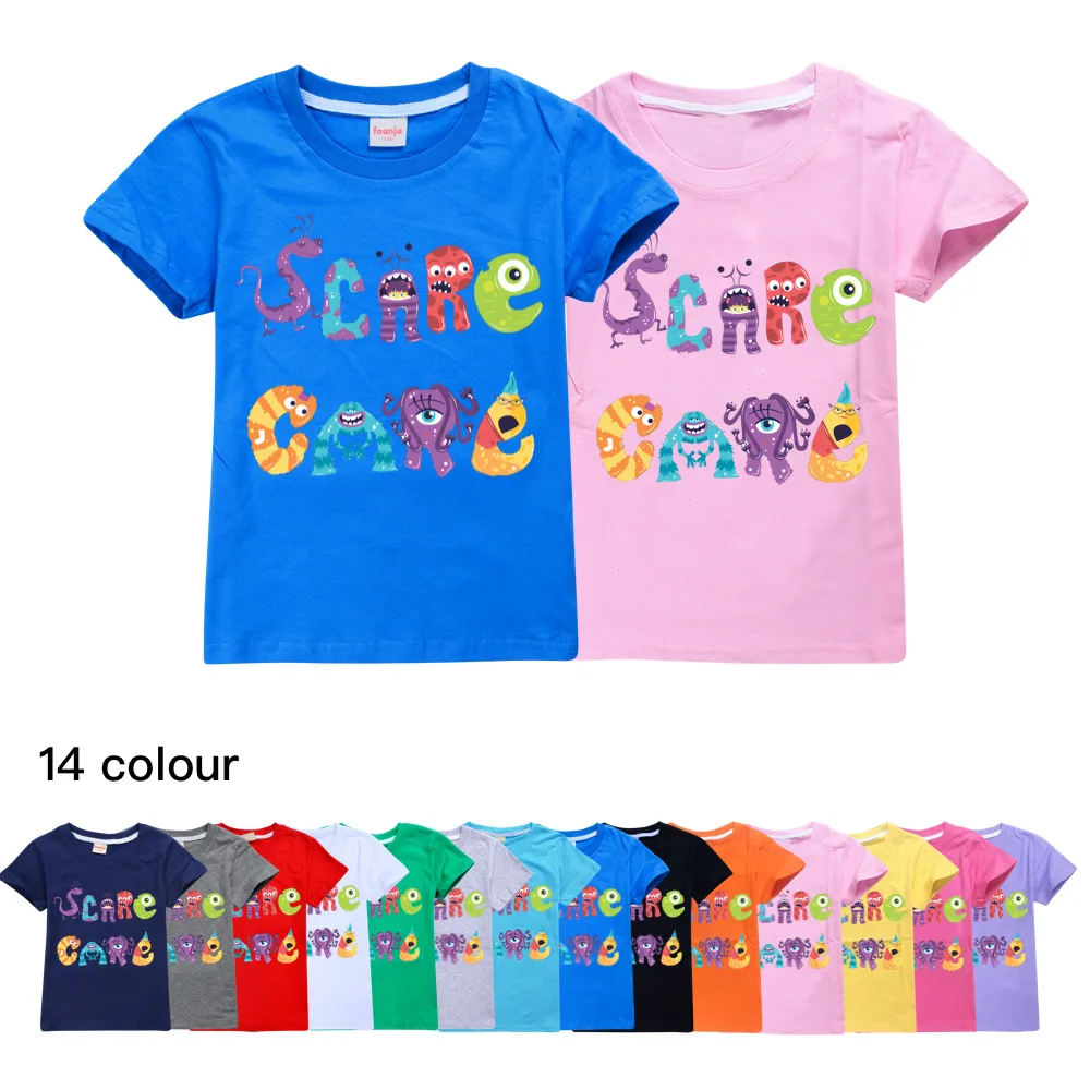 

Monsters Inc Short Sleeve T-shirt Teen Girls Clothing Cotton Baby Boys Fashion Clothes Kids T Shirt 4 6 8 To 12 Shirts for Teens