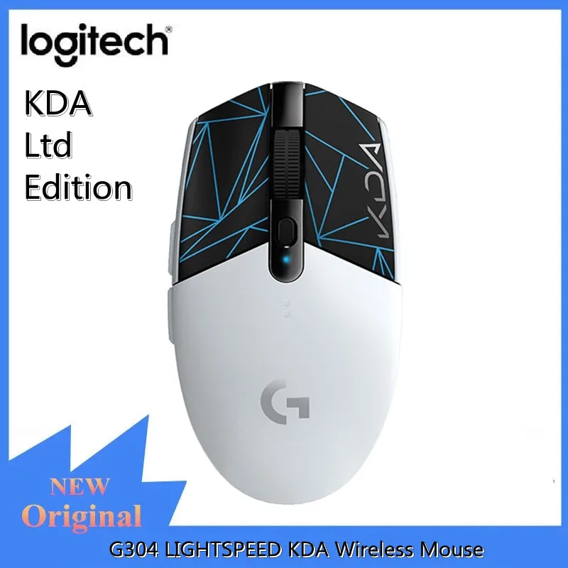 Logitech KDA G304 LIGHTSPEED Gaming Mouse 2.4G Wireless HERO Sensor 12000DPI 6Button Programmable Gamer Mice G840 KDA Mouse Pad