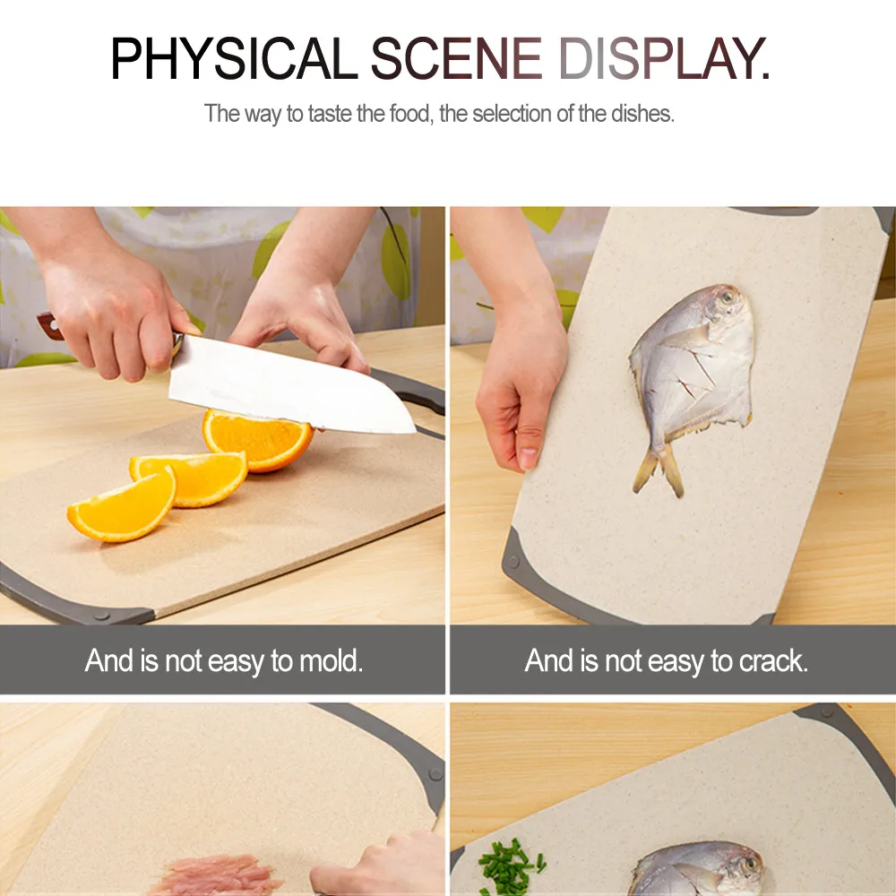 Размер L/M/S практичные Нескользящие Разделочные Блоки пластиковая разделочная