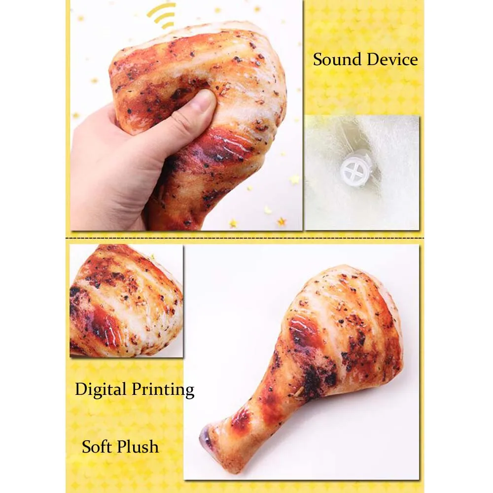 Игрушки для собак щенков Набивная игрушка пищалка пищащий плюшевый звук фрукты