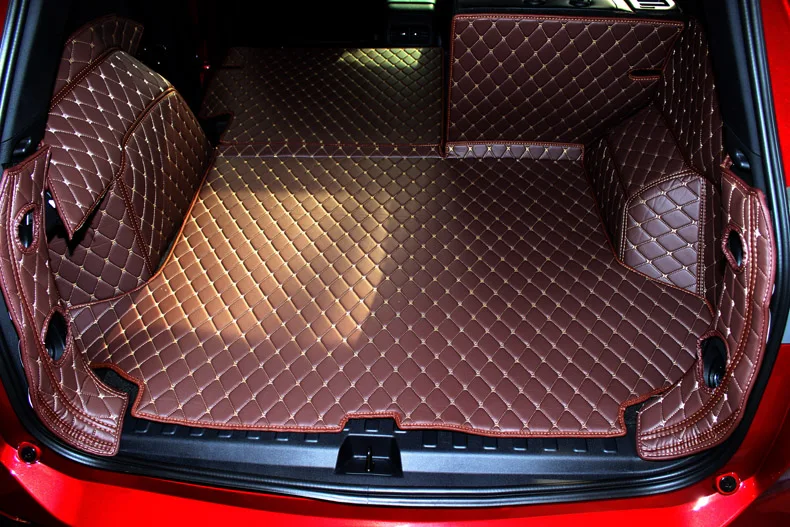 fiber leather car trunk mat for chevrolet Equinox 2017 2018 2019 2020 3rd generation car accessories