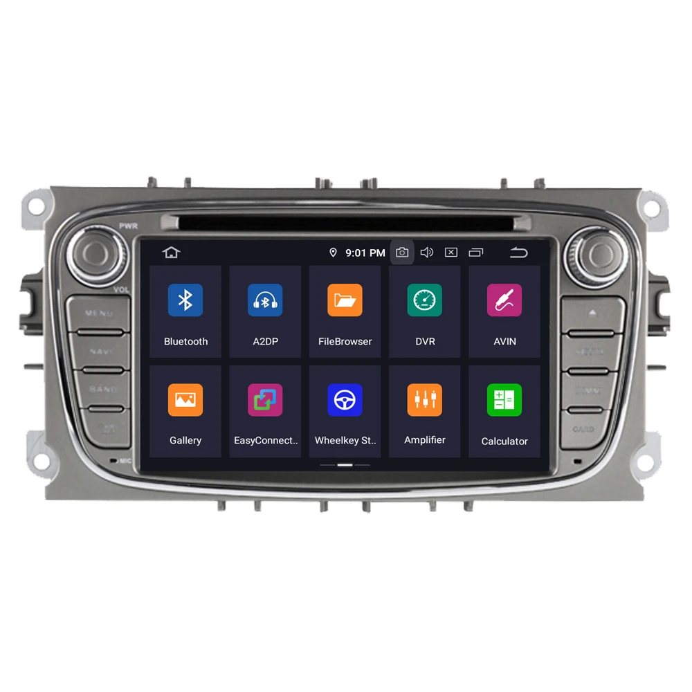 Автомагнитола для Ford Focus 2 мультимедийный плеер на Android 10 с GPS радио Bluetooth Mondeo Kuga S max