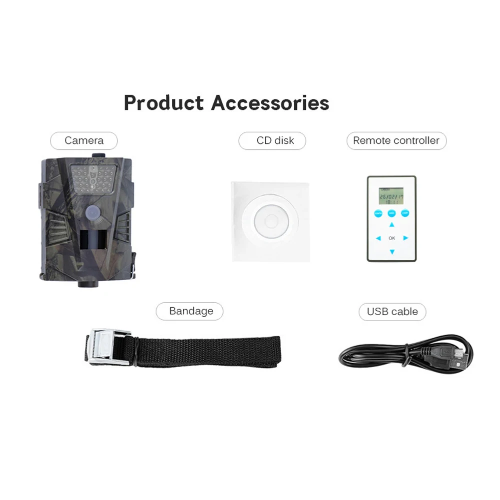 8MP охотничья камера 30 шт. Инфракрасные светодиоды IR ловушка для дикой природы