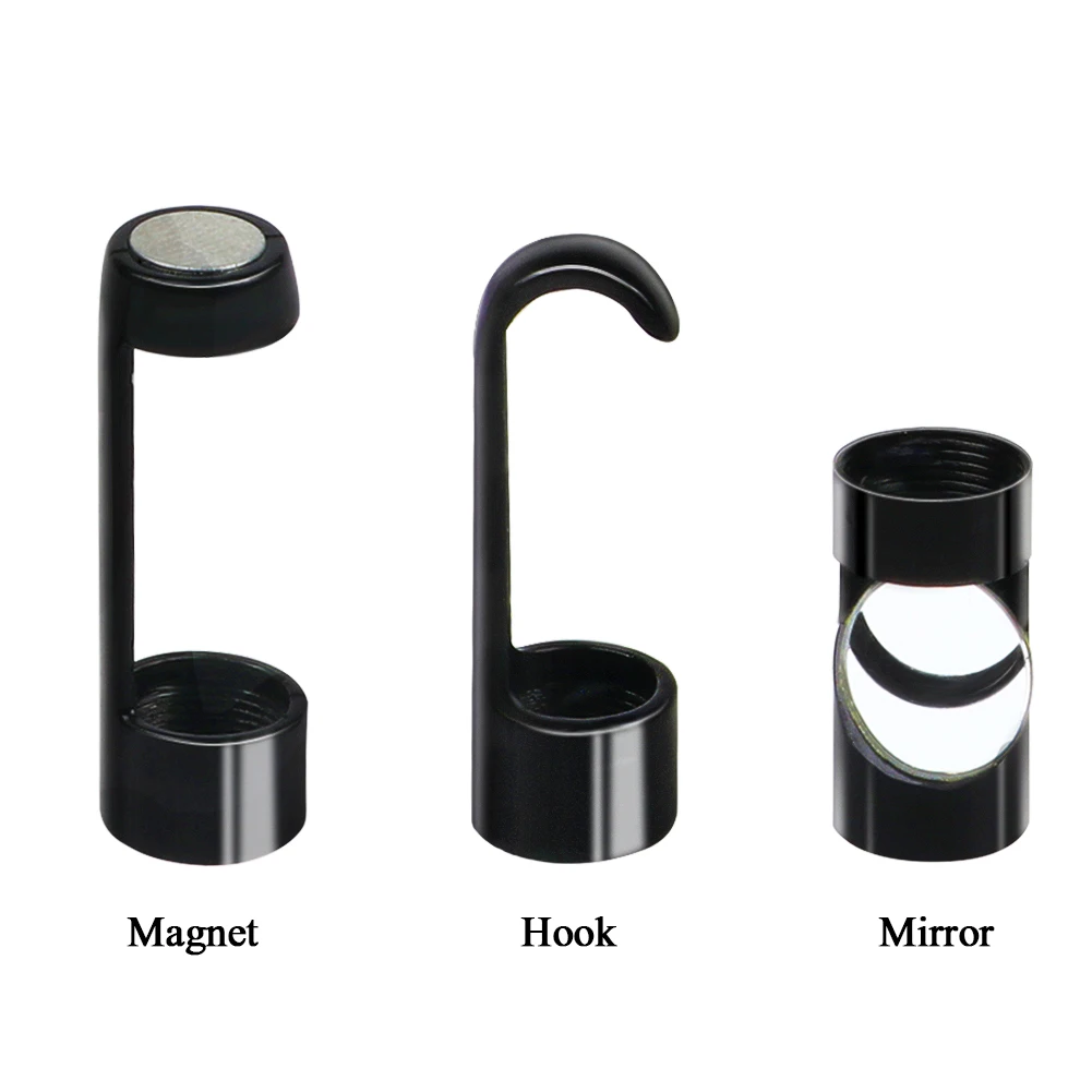 Flexible Hook Magnet Side View Mirror Set for 8mm Depstech Wireless Endoscope Camera Waterproof Soft Cable Inspection | Инструменты