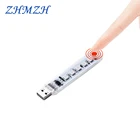 Портативный ночсветильник, RGB, 7 цветов, 5 в пост. Тока, USB