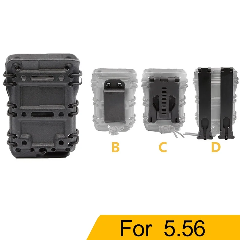 

Airsoft Tactical 5.56MM Scorpion Molle Magazine Pouch Multi-component Quick Release Rifle Fast Mag Carrier M4 AK FastMag Holster