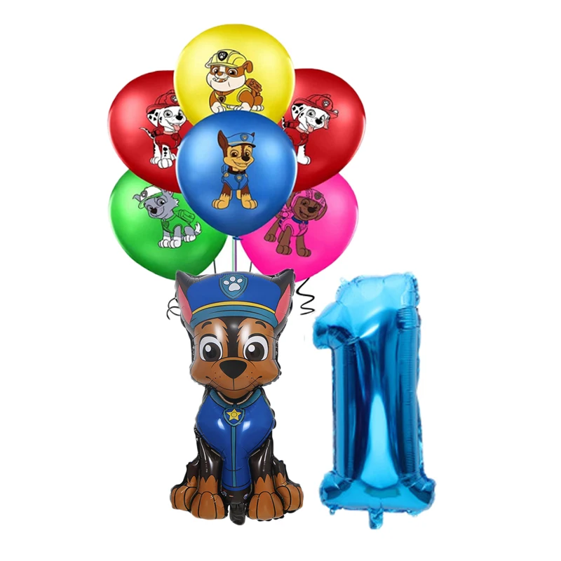 Мультяшные персонажи из мультфильма Щенячий патруль игрушечный воздушный шар