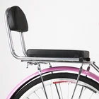 Заднее сиденье для велосипеда, мягкие детские задние сиденья для велосипеда, подлокотники, детская переноска, подушка на сиденье для велосипеда