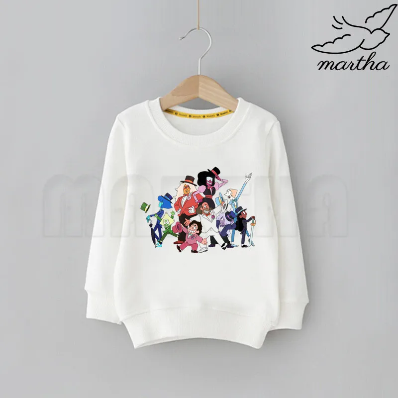 Детские толстовки с капюшоном принтом Стивен Вселенная милые детская одежда