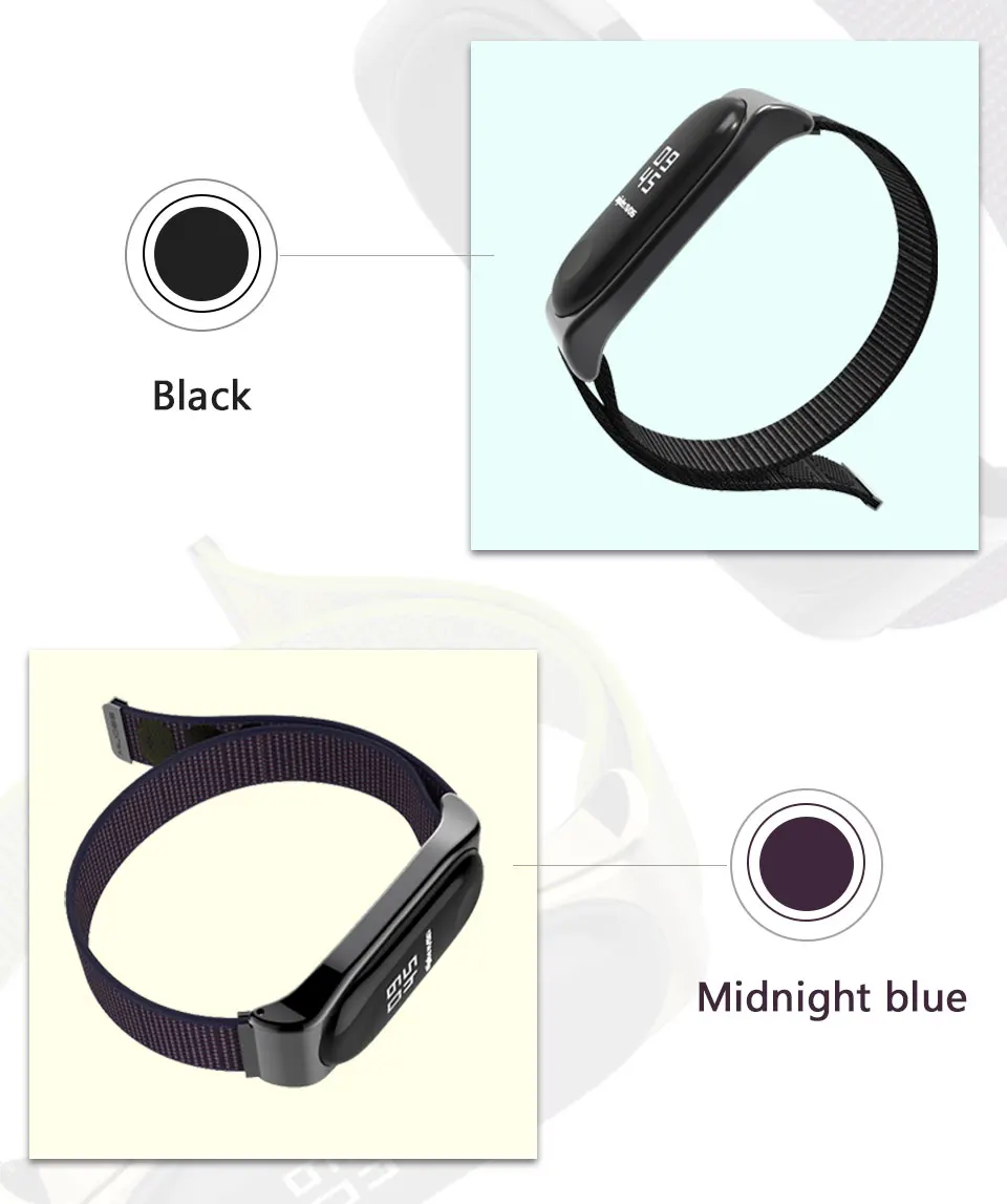 Нейлоновый ремешок на запястье для Xiaomi mi band 4, браслет Correa mi Band 4, ремешок для Xiaomi mi band 3, аксессуары для умных часов Pulseira