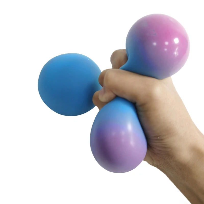 

1Set Mini Color-changed Ball Handhold Squeeze Ball Fidget Set Miniature Novelty Toy Anti-Stress Toy Boy Girl Party Gift