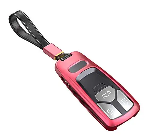 Aluminum Alloy Smart Remote Key Case Fob Cover Shell Keyless Entry Holder for Audi 2017-2019 A4L TTS Q7 New A5 Q5L S4 A4 | Автомобили и