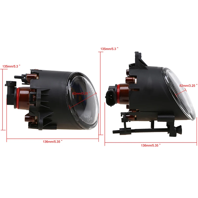 POSSBAY Противотуманные фары Дневные Фары Светильник сборки 12 В H11 галогенная лампа